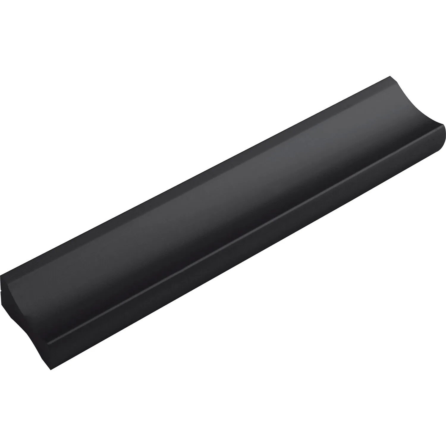 Alles im Griff Möbelgriff Alto La 64 mm Breite 90 mm Aluminium Schwarz Matt