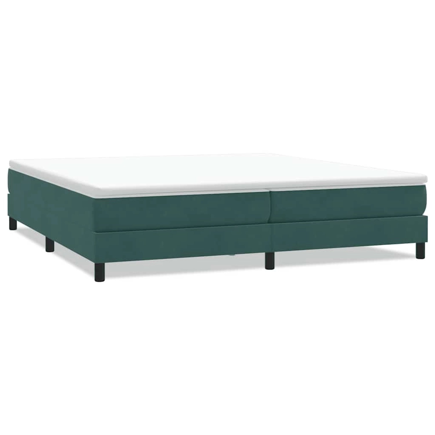 vidaXL Boxspringbett ohne Matratze Dunkelgrün 200x210 cm Samt 3315846 günstig online kaufen
