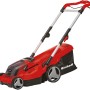 Einhell Akku-Rasenmäher GE-CM 36/37 Li Solo mit 45l Fangkorb, rot/schwarz.