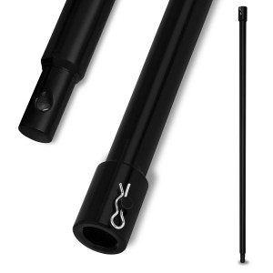 EBERTH Bohrer Verlängerung, 800mm Stahl für Erdbohrer / Gartenbohrer.
