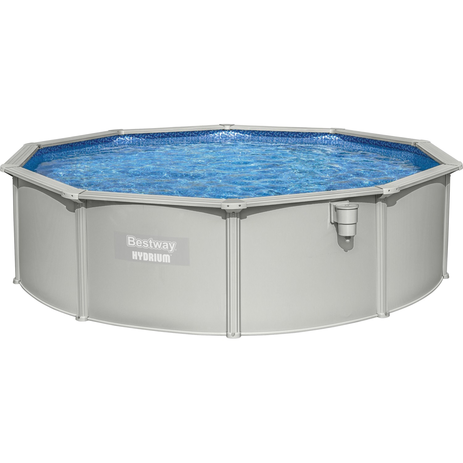 Bestway Hydrium Stahlwandpool Komplett-Set m. Sandfilteranlage Ø 460x120 cm günstig online kaufen