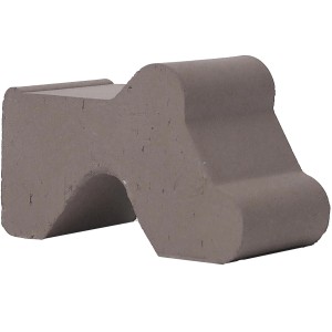 Terrakottafuß Basalt, 4 cm, 3er Set für Pflanztöpfe, frost- und UV-beständig.