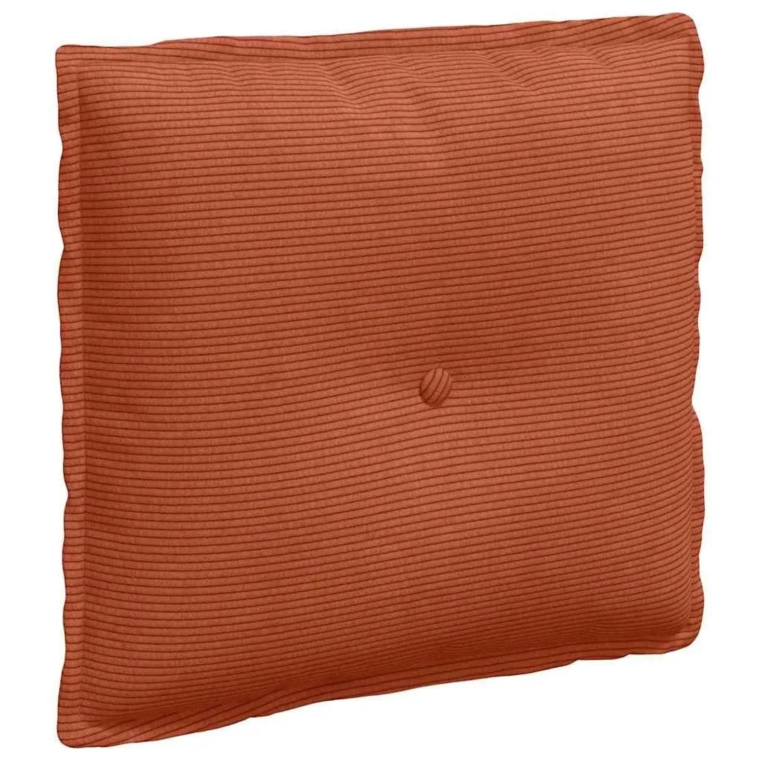 vidaXL Rückenkissen Rot-Orange 50 x 45 cm Cordstoff 42014657