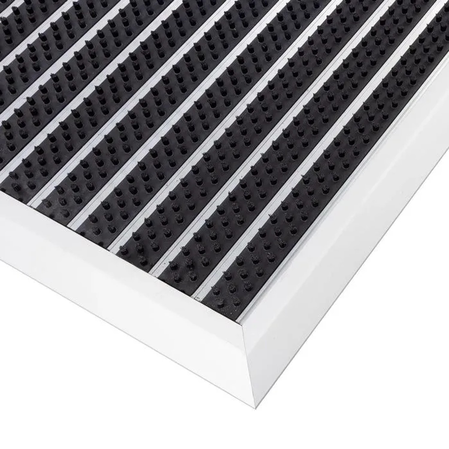 Floordirekt Fußmatte Spectral Aluminium Türmatte Bürste 54 x 83 cm_2