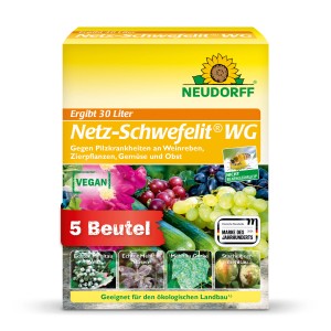 Neudorff Netz-Schwefelit WG 75g: Spritzpulver gegen Pilzbefall an Obst, Gemüse und Zierpflanzen.