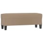 vidaXL Sitzbank Cappuccino-Braun 100x35x41 cm Kunstleder 349464