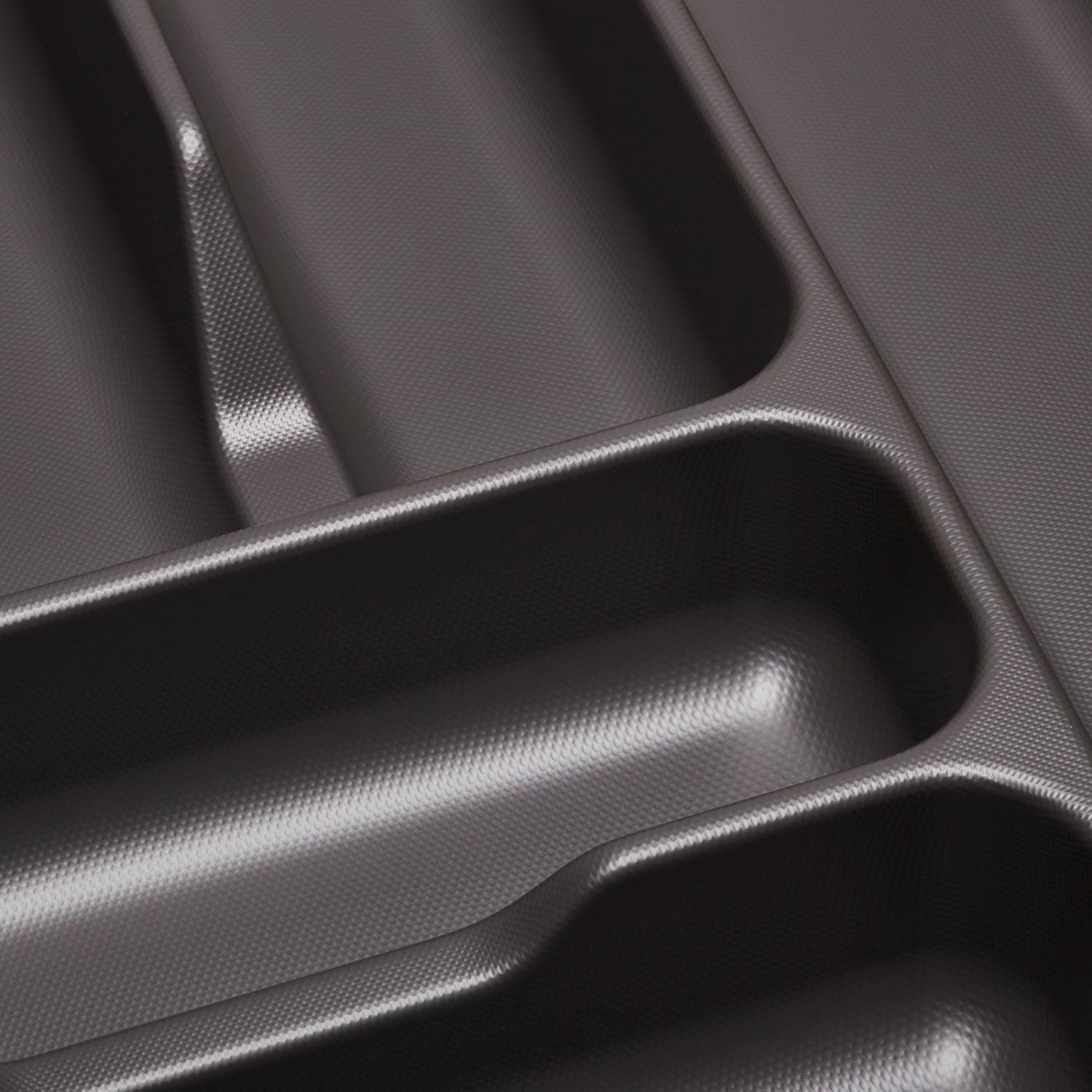 SOTECH Orga-Box VIII Besteckeinsatz 811 x 480 x 55 mm Lavagrau mit Perlstruktur Für 90er Schränke in Häcker Küchen_2