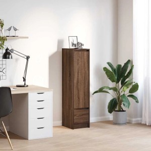 vidaXL Highboard Braun Eichen-Optik 29,5x34x119,5 cm Holzwerkstoff 861658