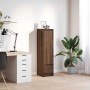 vidaXL Highboard Braun Eichen-Optik 29,5x34x119,5 cm Holzwerkstoff 861658_2