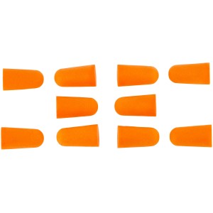 Orange LUX Gehörschutzstöpsel, 10 Stück, für effektiven Lärmschutz.
