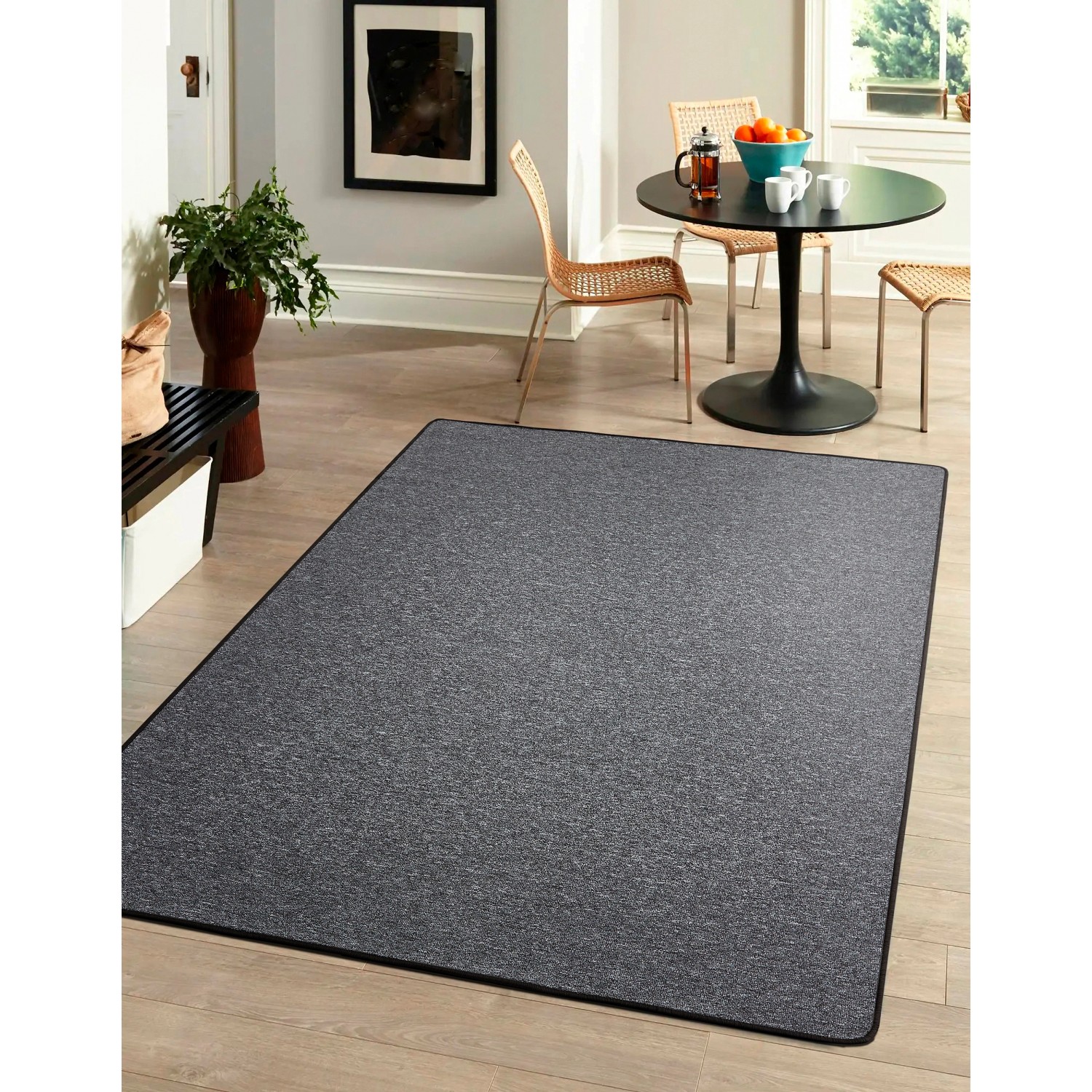Andiamo Teppich Grotone 200 cm x 290 cm Anthrazit günstig online kaufen