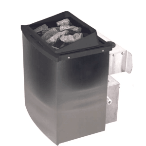 Chillroi Fasssauna Saunaofen Eingebaute Steuerung 9kW Inklusive Dachschindeln