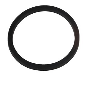 Schwarzer Kirchhoff Quetschring aus Silikon, 32 mm Durchmesser, für Tauchrohre, 2 Stück.
