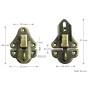 HMF 6495-VS1 Vintage Spannverschluss mit Schlossöse 35 x 50 mm Bronze_2