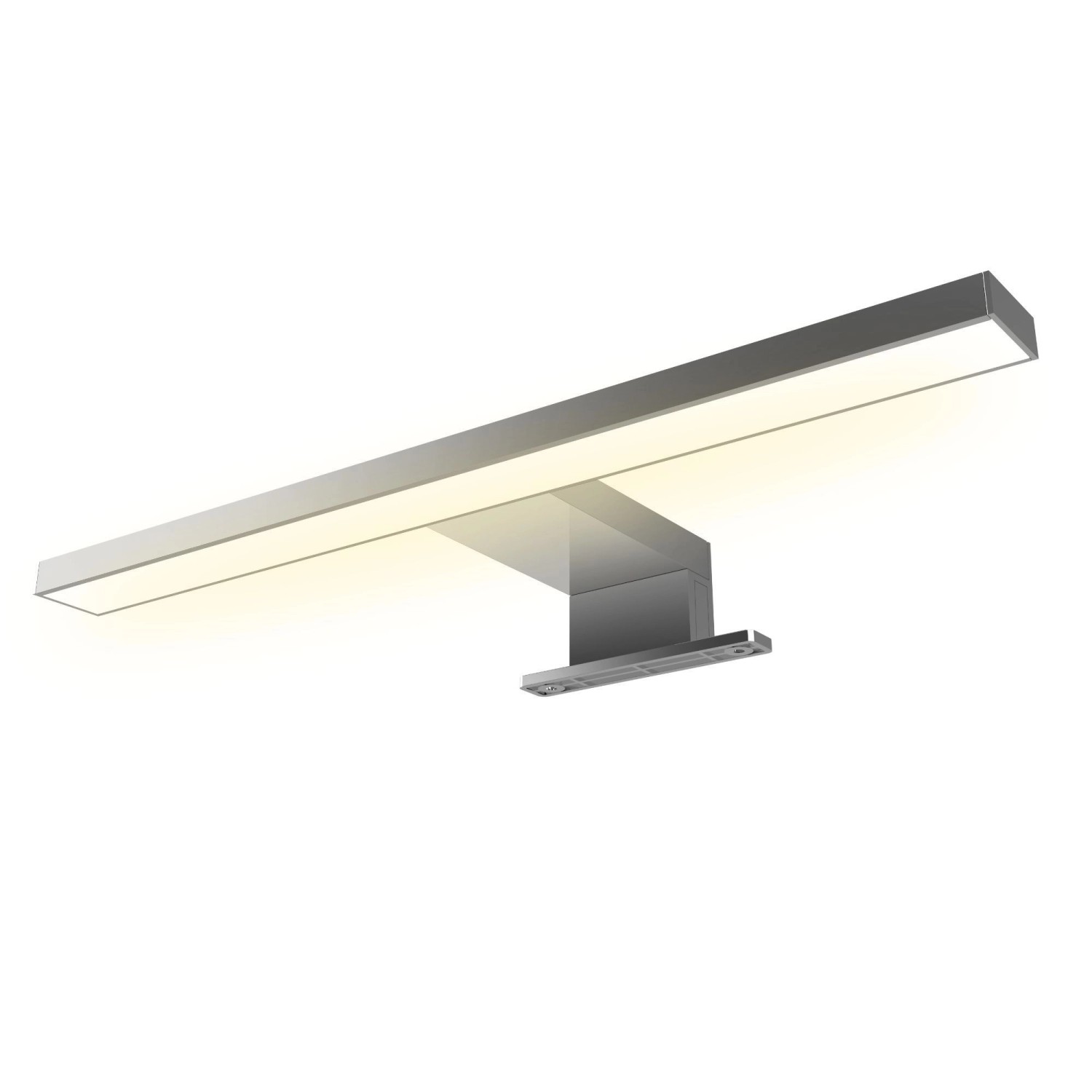 kalb LED Badleuchte 300mm Verchromt Spiegelleuchte 230VAC  Warmweiss 2 In 1 günstig online kaufen