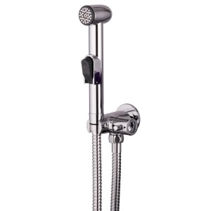 PaulGurkes Bidet-Brause Set mit Wandhalterung und Absperrventil