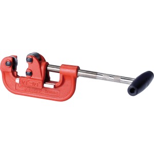 Rothenberger Industrial Stahlrohr-Abschneider (10-42mm) in Rot, mit schwarzem Griff.