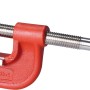 Rothenberger Industrial Stahlrohr-Abschneider (10-42mm) in Rot, mit schwarzem Griff.