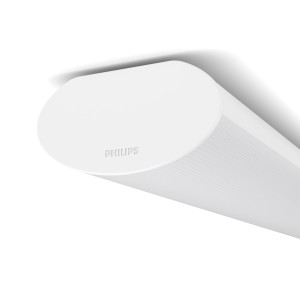 Weiße Philips LED-Lichtleiste Projectline, 120 cm, 50 W, ideal für Innenräume.