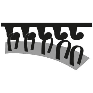 Bosch Schleifblatt-Set, 6-teilig, Ø125mm, K60/K120/K240 für Exzenterschleifer.