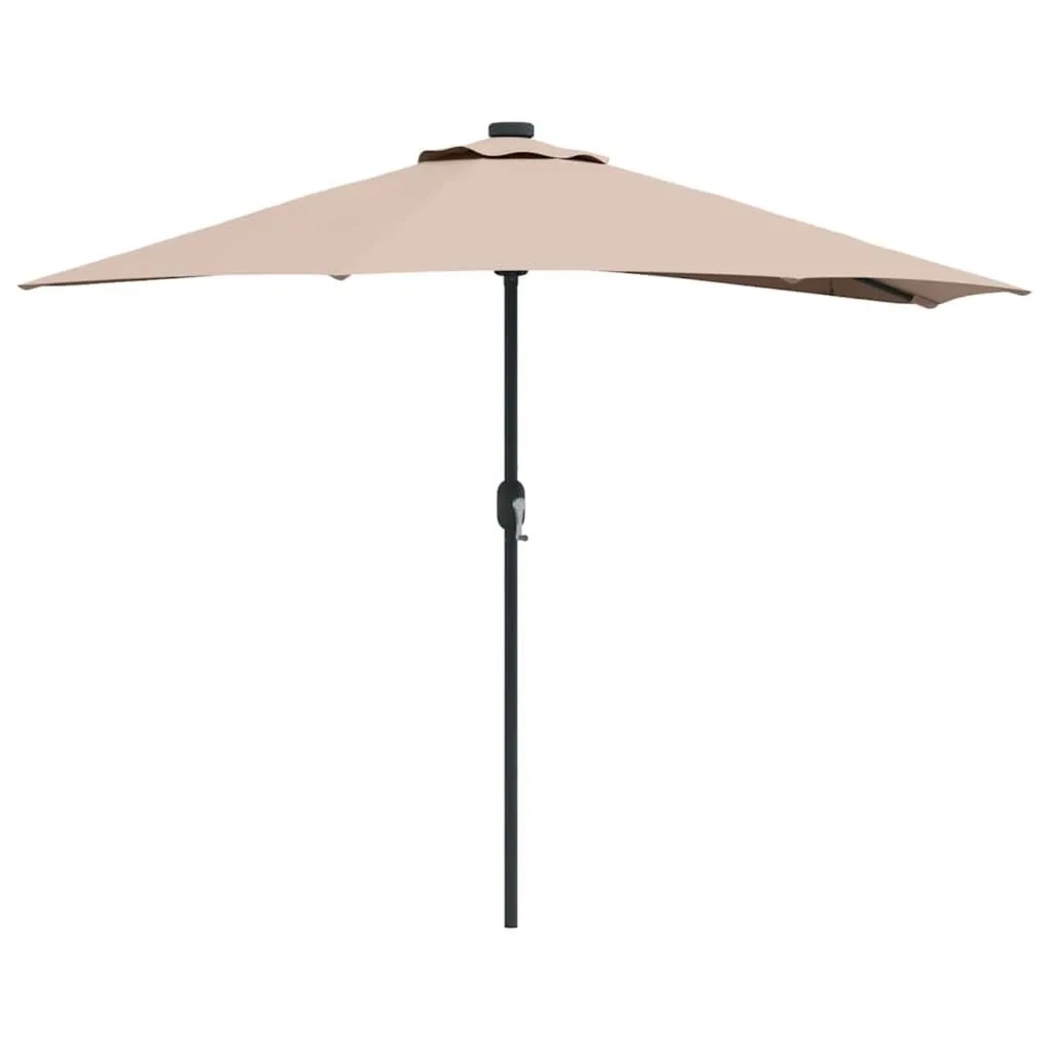 vidaXL Gartenparasol Taupe 294 x 150 x 224 cm Stoff 42003270 günstig online kaufen