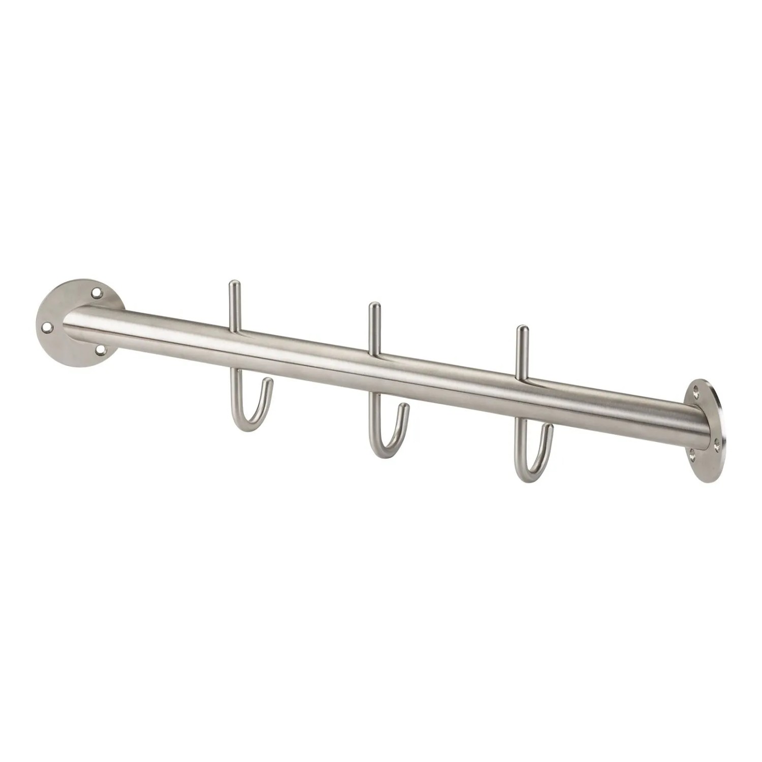 SOTECH Eck Garderobe Antea Länge 450 mm Edelstahl mit Drei Haken