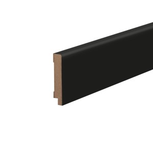 Sockelleisten Topline ohne Clipfräsung 2.500 x 16 x 100 mm Schwarz