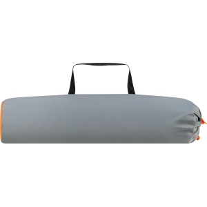 Festival-Set, 5-teilig, grau-orange, verpackt mit Tragegriffen. Ideal für Camping.