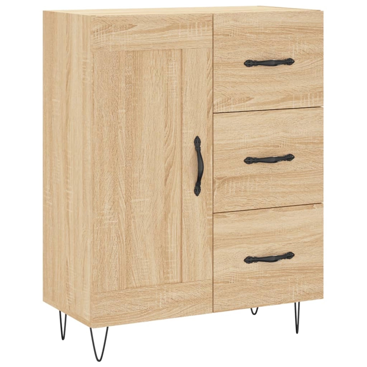 vidaXL Sideboard Sonoma-Eiche 69,5x34x90 cm Holzwerkstoff 830255 günstig online kaufen
