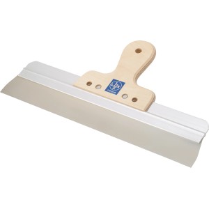 LUX Rakel Classic 300 mm mit Holzgriff für Maurer- und Fliesenarbeiten.