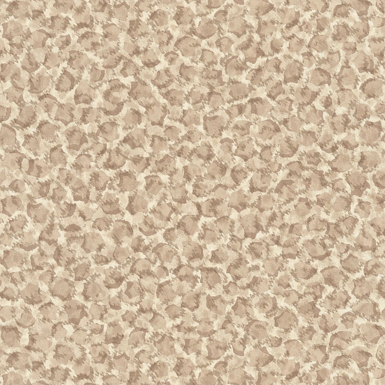 PROFHOME 349021-GU Tiermotiv Tapete Leopardenmuster Matt Beige Weiß 7,035 m2 0,70 m x 10,05 m 7,035 m2 Beige