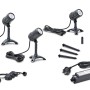 Oase LunAqua Connect M 3er-Set: Teichbeleuchtung mit 3 Spots, Kabeln, Verteiler und Netzteil.