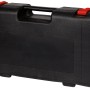 Schwarzer Koffer für Einhell 1600 W Abbruchhammer TC-DH 43 zur sicheren Aufbewahrung.