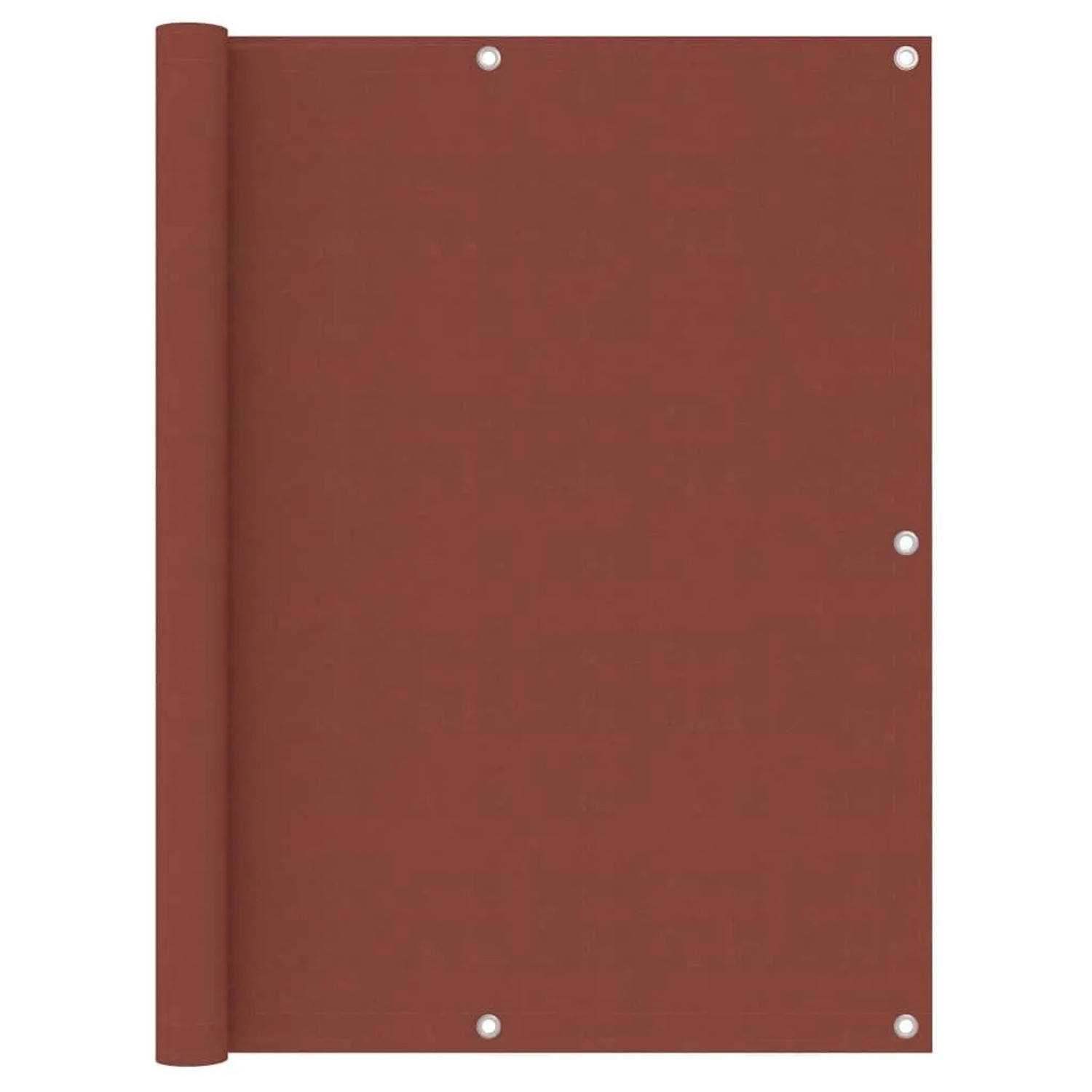 vidaXL Balkon-Sichtschutz Terrakotta-Rot 120x600 cm Oxford-Gewebe 134983