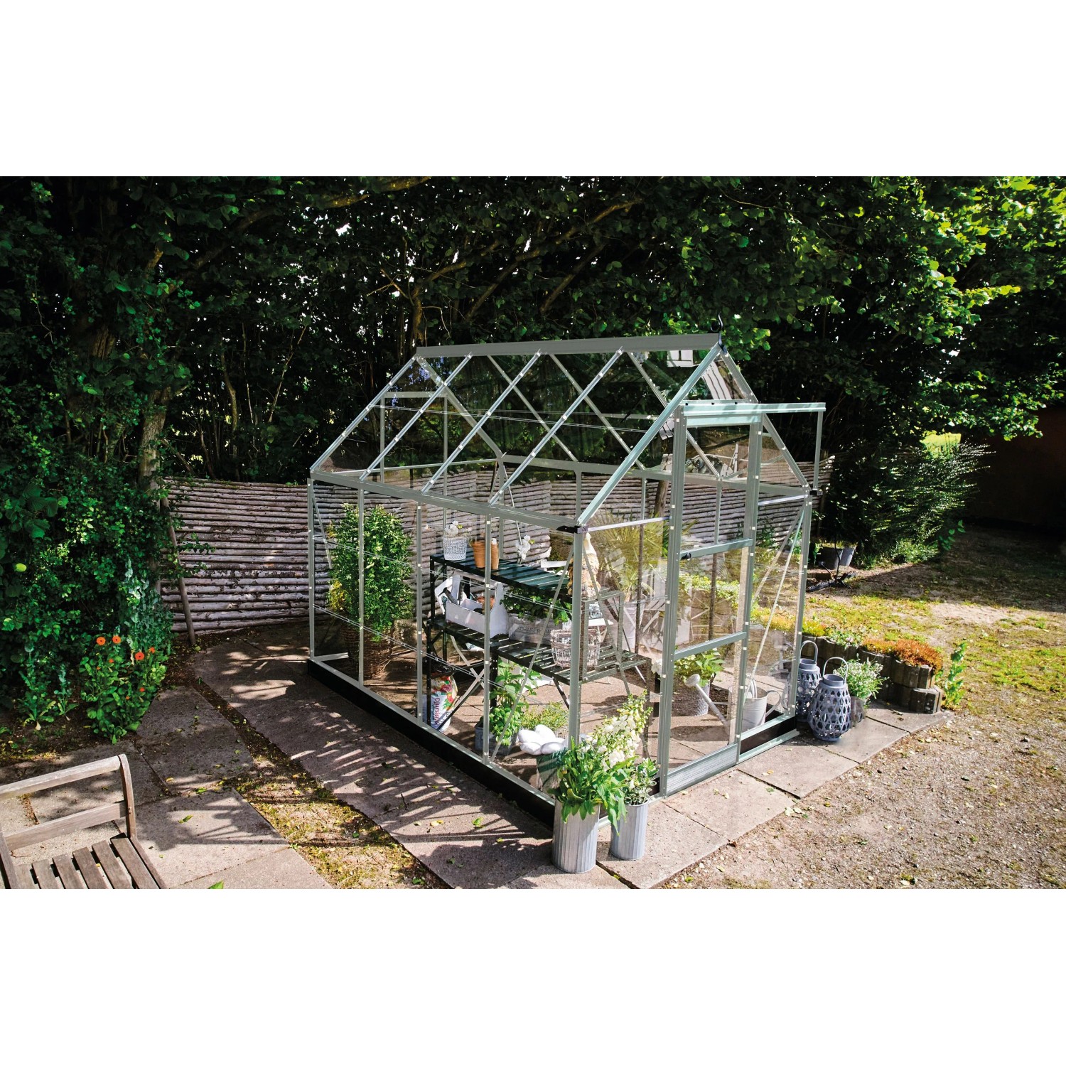 Halls Gewächshaus Icon 6 Alu 4,9 m² günstig online kaufen