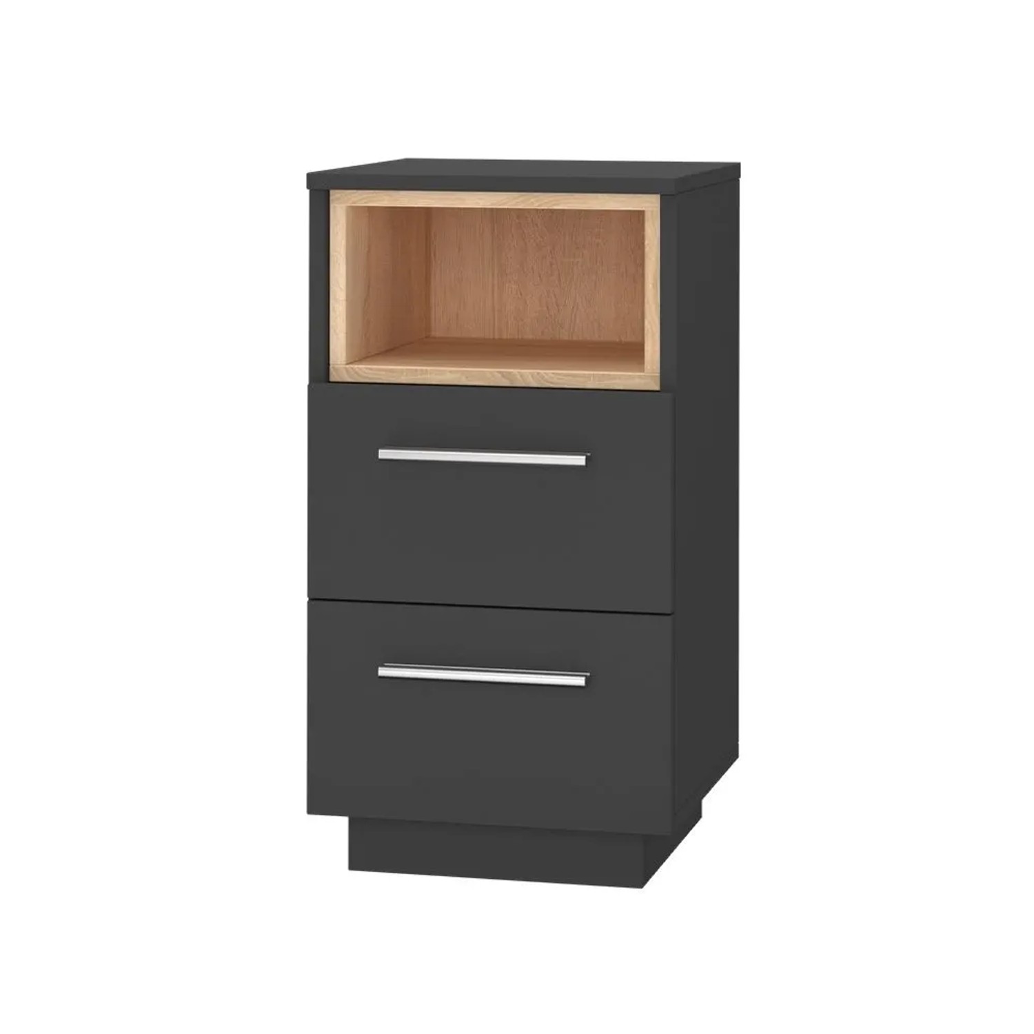 Vicco Nachttisch Beatrice Anthrazit 36 x 68