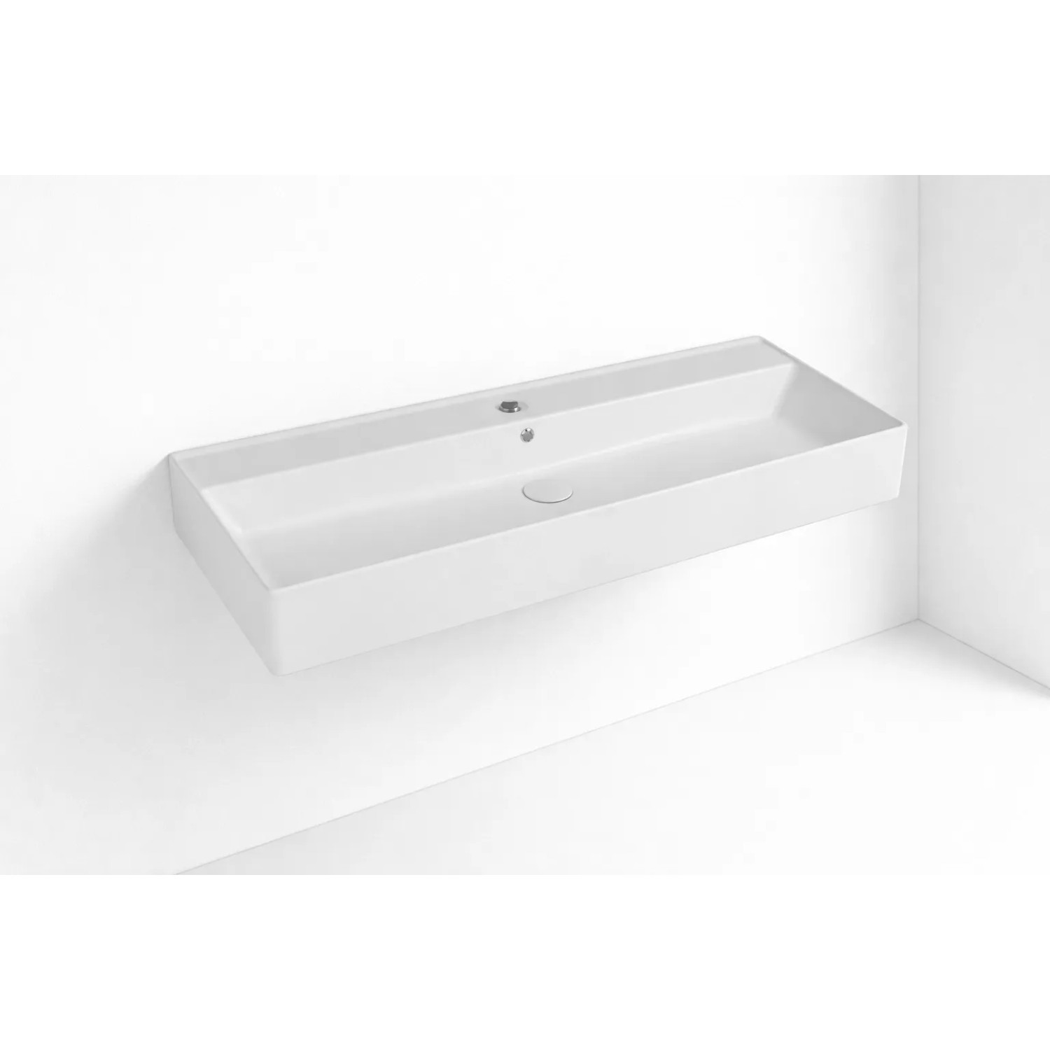 Kreabad Waschbecken 120x45cm Keramik Handwaschbecken
