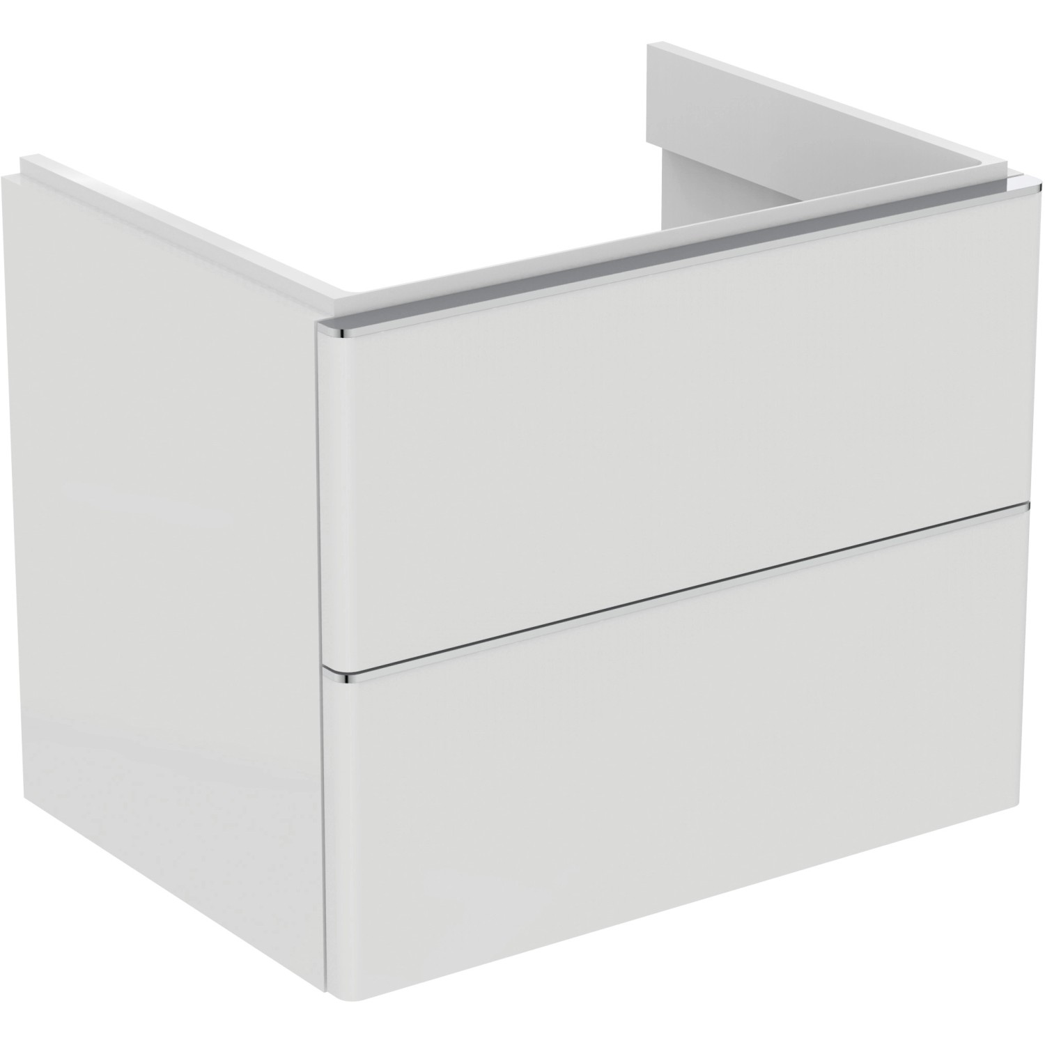 Ideal Standard Waschbeckenunterschrank Adapto Weiß Hochglanz 61 cm