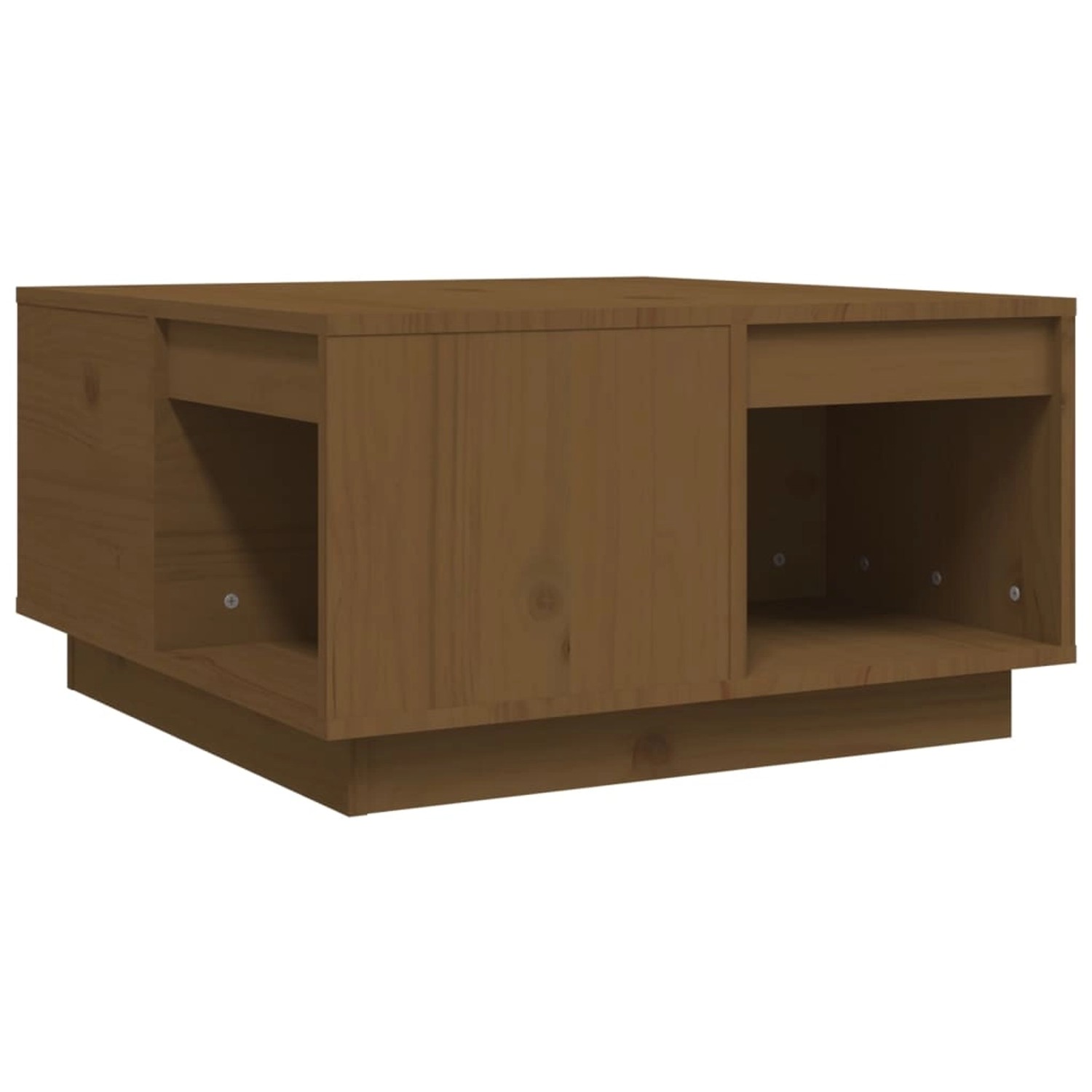 Vidaxl Couchtisch Honigbraun 60x61x32,5 Cm Massivholz Kiefer günstig online kaufen