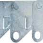 Eckverstärkungen, 8 Stück, für Baukasten-Schraubsystem, verzinktes Metall, Regale stabilisieren.