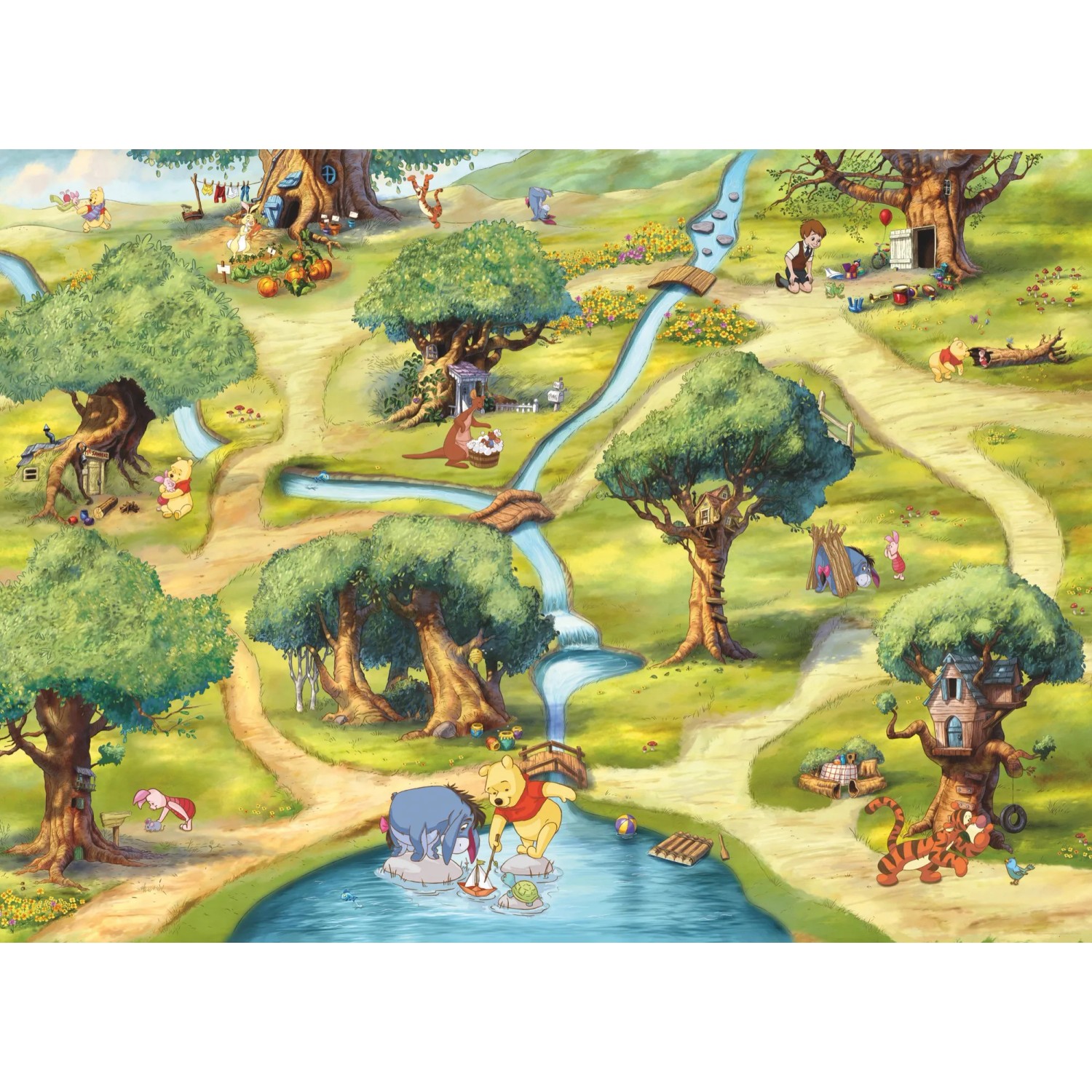 Komar Fototapete Disney Hundertmorgenwald 254 cm x 184 cm