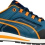 Puma Safety Crosstwist Low S3 Sicherheitshalbschuh, blau-orange, Größe 41.