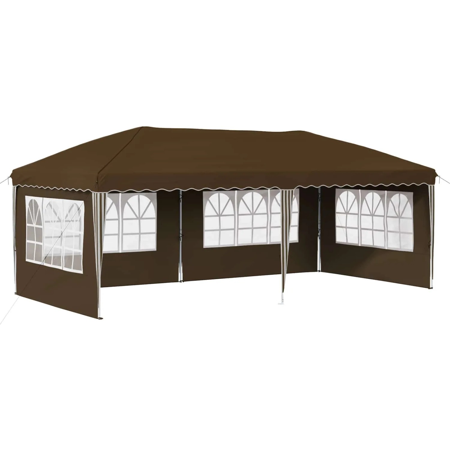 vidaXL Pop-Up Partyzelt 575 x 289 x 245 cm Taupe 42019795