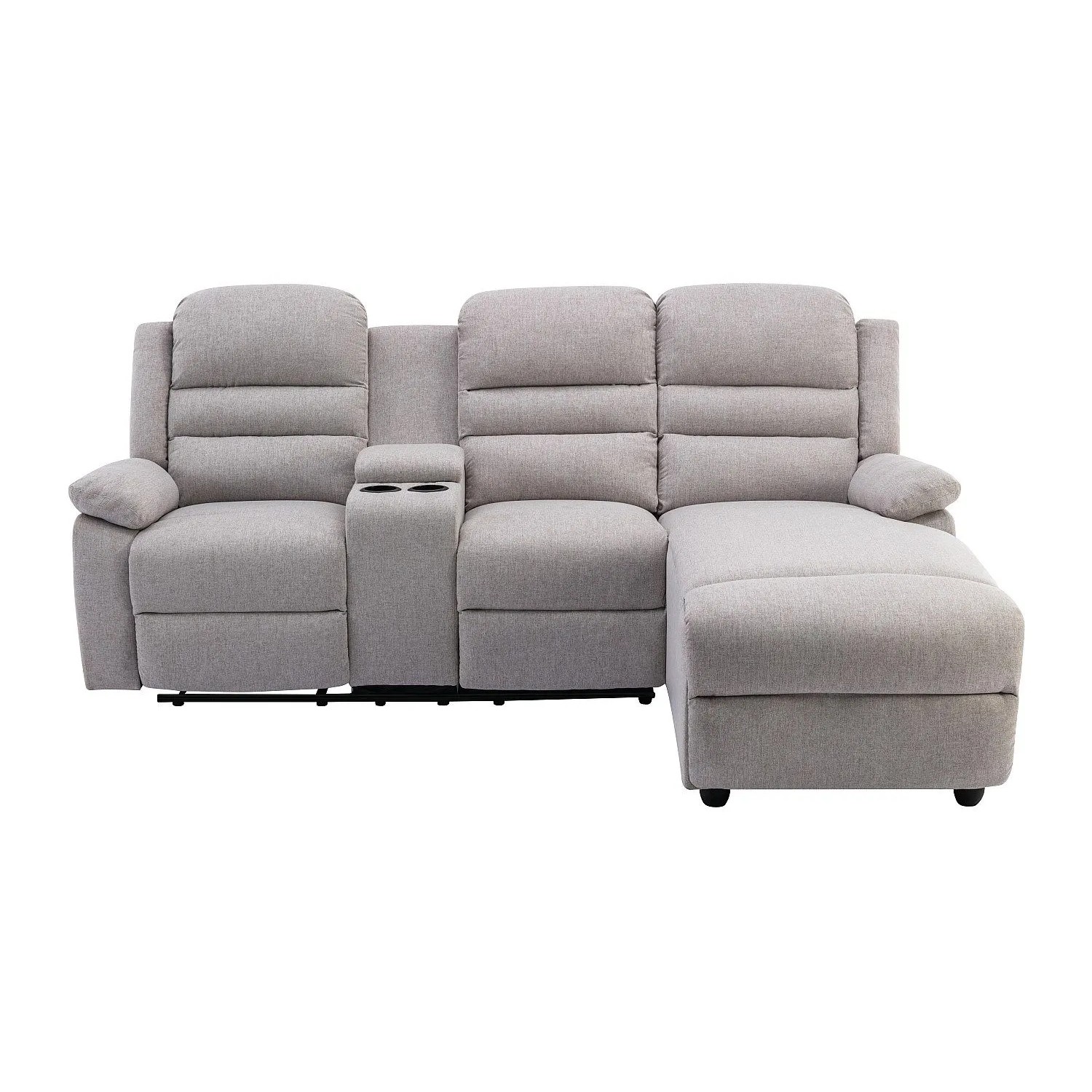 Vente-unique Relaxsofa Macedonia Beige 231 cm
