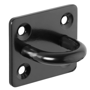 SOTECH Befestigungsöse Halte Öse 40 x 35 x 24 mm Aus Edelstahl V2A SS304 Schwarz