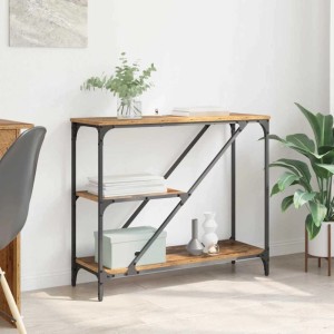 vidaXL Konsolentisch Altholz 88,5 x 30 x 75 cm Holzwerkstoff 882799