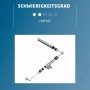 Handlauf Komplettset Edelstahl V2A, 1200 mm, inkl. Halterungen und Montagezubehör.