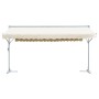 vidaXL Freistehende Markise 600x300 cm Creme 145884_2