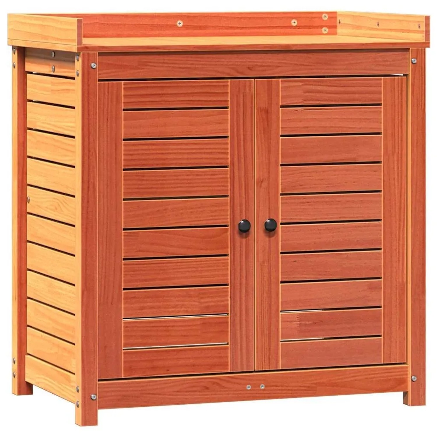 vidaXL Pflanztisch mit Ablagen 82,5x50x86,5 cm Massivholz Kiefer 844635