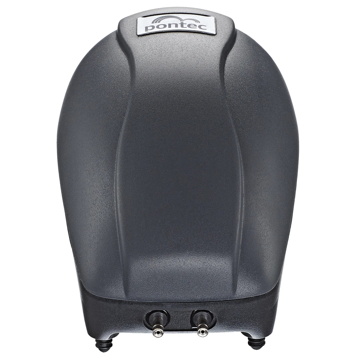 Pontec PondoAir 450 Teichbelüfter-Set für Gartenteiche, Membranpumpe in Anthrazit.